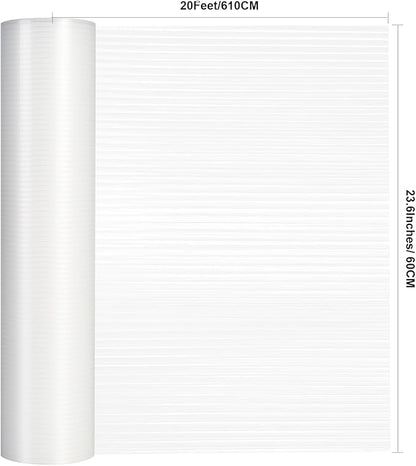 Shelf Liner, 23.6 Inches x 20 FEET Non-Slip Kitchen Cabinet Liner, Washable Oil-Proof Non-Adhesive Contact Paper for Kitchen Drawer, Cabinet, Shelves, Refrigerator, Storage, Desks, coutertops
