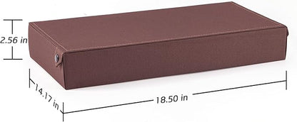 TRIUMPH VISION Sunglasses Organizer Storage Eyeglasses Holder - Multiple Glasses Case Box Eyewear Case with Lid