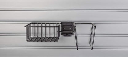 HandIWall Sports Accessory Kit with Locking Bracket Hooks for Slatwall Panel Organization
