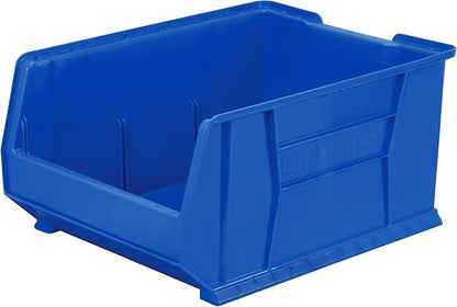 Akro-Mils 30289 Super-Size AkroBins Plastic Storage Bins, Space-Saving Stackable Bins for Garage, Classroom, Warehouse Organization, 24-Inch L x 18-Inch W x 12-Inch H, Blue, 1-Pack