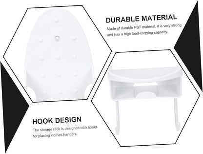 Bathroom Ironing Board Wall Mount Shelf Two-one Electric Iron Holder for Space-Saving Storage Iron Holder for Efficient Laundry Organization