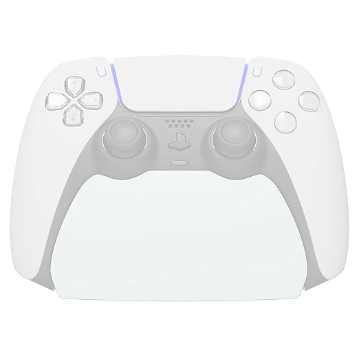 PlayVital White Controller Display Stand for ps5, Gamepad Accessories Desk Holder for ps5 Controller with Rubber Pads