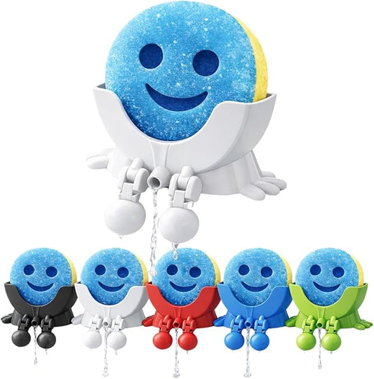 Drip Daddy Peeing Sink Caddy Rack with Drainage – Funny Scrub Sponge Holder & Soap Organizer, Compact Kitchen Countertop Storage Stand Accessory
