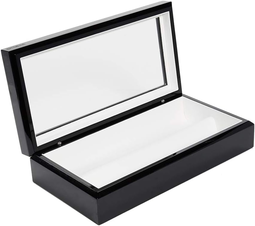 OYOBox Maxi Luxury Eyewear Organizer, Lacquered Wood Box for Glasses + Sunglasses