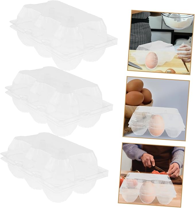 Clear Goose Egg Packaging Box 2-Slot Transparent Pvc Egg Holder for Refrigerator Storage and Safe Transport Lightweight Organizer for Gifting