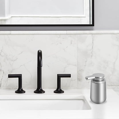 Mamiddle 12 oz. Automatic Soap Dispenser Stainless Steel with Sensor Infrared Soap Dispenser Electric IPX5 Waterproof USB-C Charging Motion Sensor for Kitchen & Bathroom (Silver Arc)