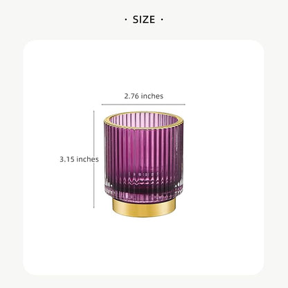 LEICURACE Makeup Brush Holder Organizer,Toothbrush Holders,Desk Pen Pencil Holder,Multifunctional Vintage Glass Brush Cup(A3-31-US)