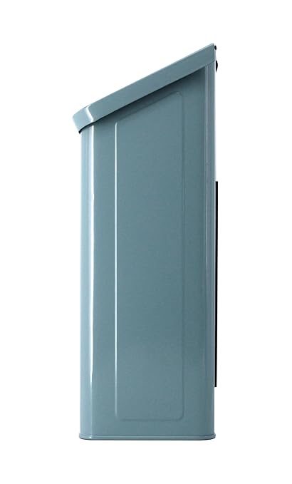 Magnetic Lint Bin for Laundry Room, 2.5L Capacity, Laundry Trash Can, Meadow Blue, Wall Mounted, Satisfaction Guarantee
