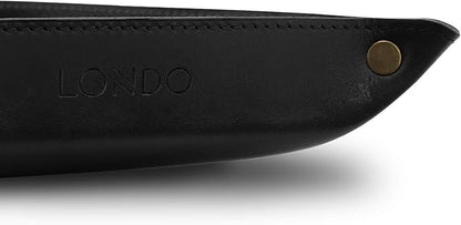 Londo Genuine Leather Tray Organizer - Practical Lightweight Water Resistant Computer Table Desk Storage Box for Wallets, Watches, Keys, Coins, Cell Phones and Office Equipment