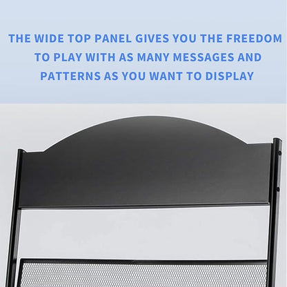 Yinghao Floor Standing Magazine Rack, 4 Layer Iron Magazine Rack Floor, Suitable for the Display of Brochures or Documents in Exhibitions, Shopping Malls, Hospitals, Offices