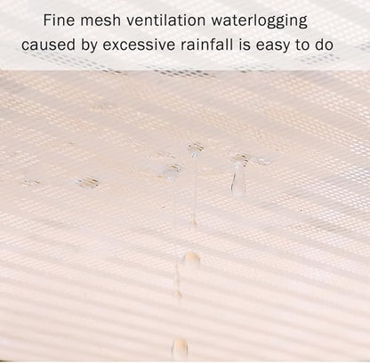 Herb Drying Rack, 3 Layer Foldable Hanging Mesh Net with Zipper, Outdoor Drying Rack Mesh Dryer for Drying Herb Vegs Fruits Bud Plants(Size:M)