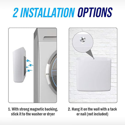 Simplation Laundry Detergent Cup Holder Collection: MAGNETIC LINT HOLDER BIN for Laundry Room Storage