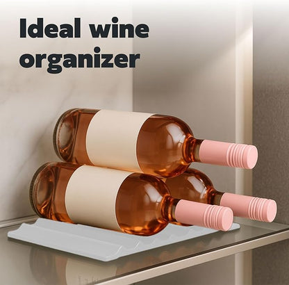 Cooks Innovations 2-Pack Drink Organizer for Fridge, Soda Can Refrigerator Organizers and Storage, Beer-Wine-Water Bottle Holder, Fridge Monkey - Durable Non-Slip&Roll