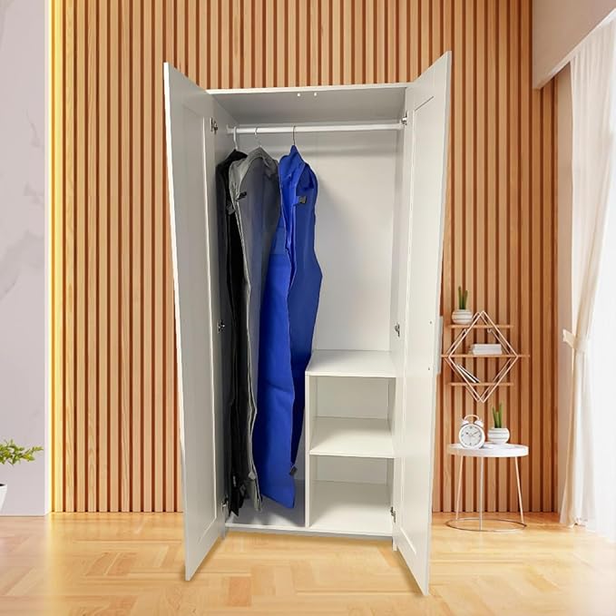 Party Bargains Garment Bag 59-Inch – Non-Woven Hanging Clothes Storage Cover for Suits, Dresses & Coats, Zippered for Closet or Travel (Blue)