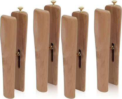 Cedar Boot Tree Shaft Shaper, 14 Inch Wooden Inserts for Men & Women’s Boots, Tall Boot Inserts Shape Holders