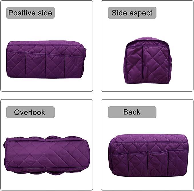 Benuomi Sofa Armrest Organizer Waterproof Armchair Caddy Remote Control Holder for Recliner Non Slip Recliner Organizer Chair Arm Organizer with 14 Pockets for TV Remotes, Books, Magazines, iPad