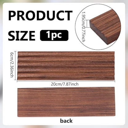 PH PandaHall Wooden Pen Tray 5 Groove Pens Holder 7.8x2.3x0.7inch Wave Pen Display Stand Rectangle Brown Desk Organizer Fountain Pens Holder for Home Office School Stationary Storage Supplies