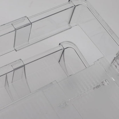 2 Tier Clear Retractable Beverage Dispenser Rolling Soda Can Organiser Adjustable Width Soda Can Organizers for Fridge Pantry Cabinet Countertop