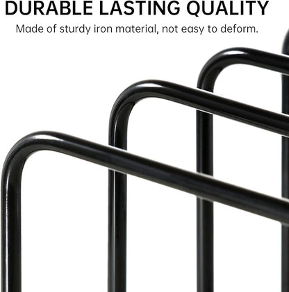 QSYZanZan Cutting Board Organizer(1 Pc),Kitchen Cabinet Dividers for baking sheets,Bakeware Holder with 5 Slots,Space Saving,for used to Baking Tray and Chopping Storage