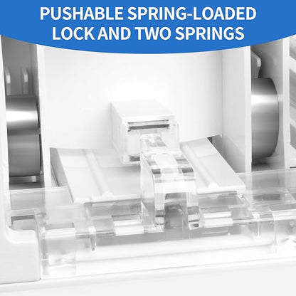 Drink Organizer for Fridge Soda Can Organizer Fridge Dispenser for Refrigerator,Organizer Refrigerator Organizers and Storage Water Bottle Organizer,White 1 Row