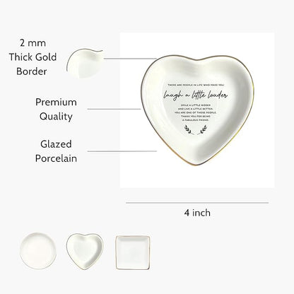 HatafaFurni Sympathy Gift, Heart Ring Dish, Jewelry Dish, Jewelry Storage, Trinket Storage, Memorial Gift, In Loving Memory, Memorial Keepsake, Loss of Loved One, Something Beautiful Remains…