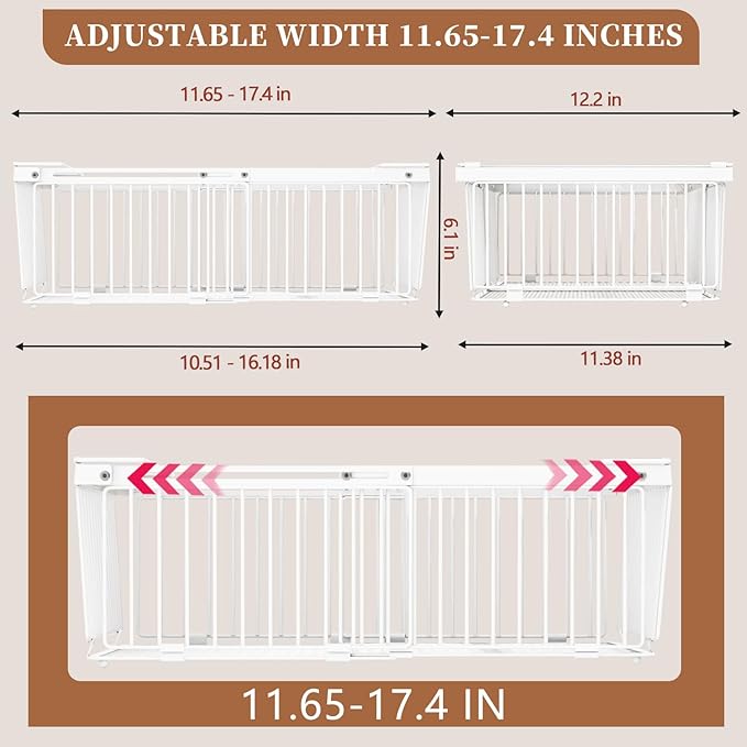 ANJUBAN Large Freezer Organizer Bins，Upgraded Bottom Leak-Proof net，2 Pack， Expandable Stackable Chest Freezer Containers with Handle，for Fridge, Deep Freezer, Cabinet, Kitchen, Pantry (White-2Pack)