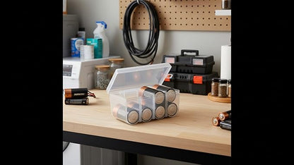 Dial Industries Battery Storage Organizer Case, 8D