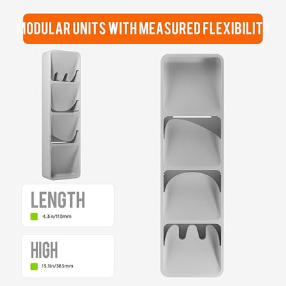Li & Zhao Silverware Organizer for Drawer - Utensil Drawer Organizer Compact Utensil Organizer Silverware Tray Cutlery Organizer Spoon Drawer Kitchen for Kitchen, Office, Bathroom, Living room
