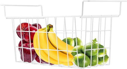 Chest Freezer Baskets 16.5 Inch, Chest Freezer Organizer Bins Metal Wire Storage Baskets with Hanging Handles for Deep Freezer, Set of 2