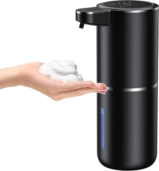 Fantictas Automatic Foaming Soap Dispenser Foaming Hand Sanitizer Touchless 1200mAh Soap Dispenser Rechargeable with Sensor for Bathroom Kitchen