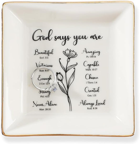 HOME SMILE Christian Gifts for Women Christmas Birthday,Inspirational Gifts for Friends, Religious Spiritual Gifts for Her Mom Girl Female Coworker Sister Christian