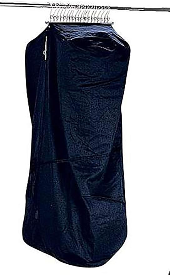 SSWBasics 42 Inch Heavy-Duty Canvas Garment Bags for Hanging Clothes - Water Resistant Clothes Bags for Travel with Utility Pockets - Durable Closet and Retail Storage Hanging Clothes Travel Bag