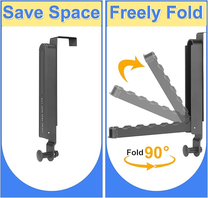 Majewel Over The Door Drying Rack, Over The Door Hooks Hanger 1Pack, Metal Drying Rack with Towel Racks for Laundry, Towels, Bags, Bathroom, Black (1 Pack)