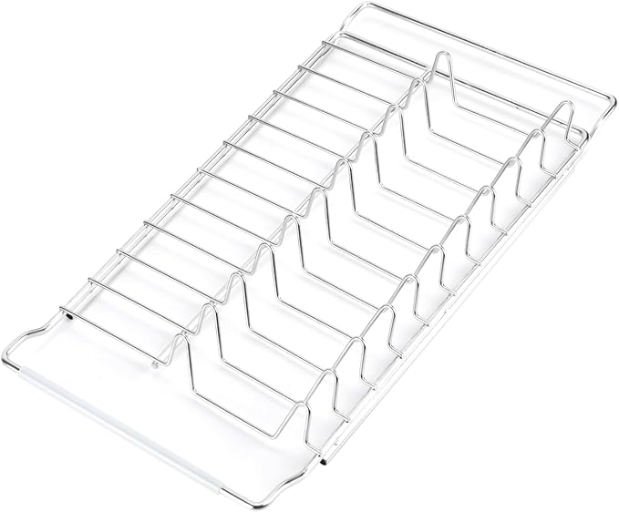 PapakeNook Space Saving Dish Drying Rack Small - Expandable Telescopic Over The Sink Drying Rack,304 Stainless Steel Dishrack for 13.58" - 21.65" Sinks.(Large)