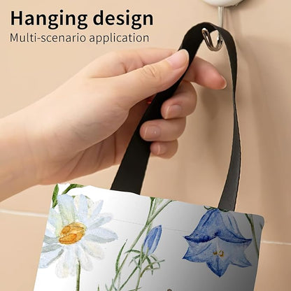 Plastic Bag Holder, Wall Mount Grocery Bag Organizer, Funny Hanging Storage Dispenser for Home Kitchen Cute Garden