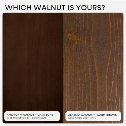Homeforia Walnut 36 inch Floating Shelf, High End Solid Real Wood 36inch Large Shelves for Bathroom Wall, Dark Brown 36 inches Long Floating Shelves, Heavy Duty Bracket, 36 X 6.5 X 1.75 inch, Set of 2