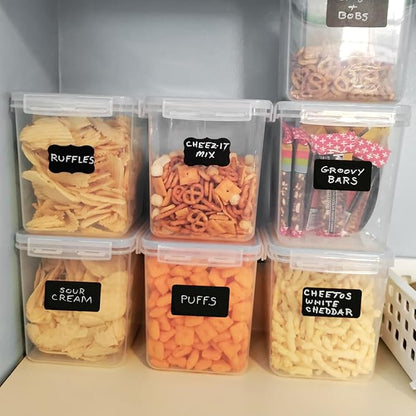120 Pcs Chalkboard Labels - Removable Chalkboard Stickers for Jars, Pantry & Storage Bins, Glass Bottles & Food Labels - Includes 1 Chalk Marker Pen