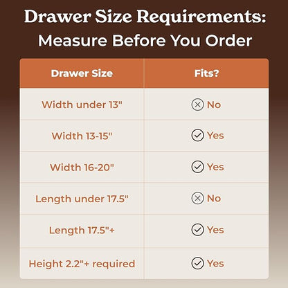SMIRLY Silverware Drawer Organizer – Bamboo Kitchen Drawer Organizer, Adjustable Utensil Holder and Cutlery Tray, Drawer Dividers for Flatware and Kitchen Utensils