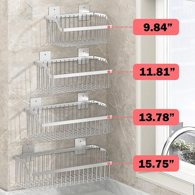 2 Set Fruit Basket for Kitchen, Pantry Kitchen Organizers and Storage, SUS304 Stainless Steel Wire Wall Basket, Onion Potato Vegetable Storage for Countertop Floor Cabinet Shelf
