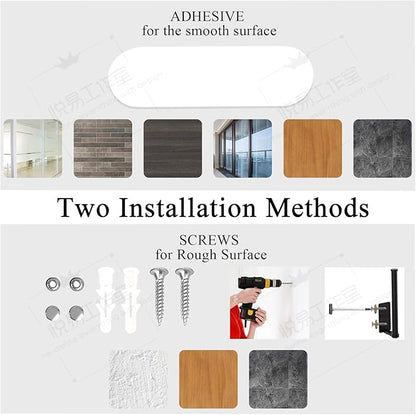 Paper Towel Holders,Paper Towels Rolls,Paper Bulk- Self-Adhesive Under Cabinet Wall Mount Countertop,Both Available in Adhesive and Screws,for Kitchen, Pantry, Sink, Bathroom，Stainless Steel Rose Gold