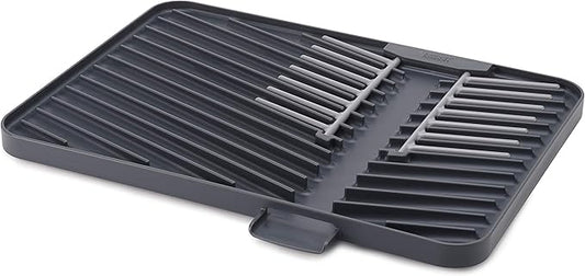 Joseph Joseph Flip-Up Drain Board with Foldable Dish Rack, One-size, Gray