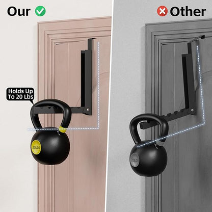 WLCSNG 2 Pack Over The Door Hanger, Folding Over The Door Drying Rack for Laundry,Foldable Over The Door Clothes Hanger,Small Clothes Drying Rack for Dorm Portable Black