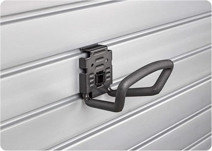 HandiWall 4" Loop Hook with Locking Bracket for Tool Storage on Slatwall Panels