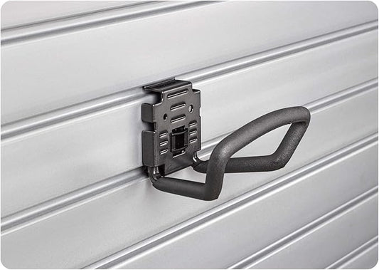 HandiWall 4" Loop Hook with Locking Bracket for Tool Storage on Slatwall Panels