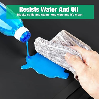 Aisslro Under Sink Mat 25" X 19", Waterproof Silicone Under Sink Mats for Kitchen, Anti-Leak Shelf Liner & Cabinet Protector with Raised Edge, [BPA Free] Bathroom Tray Home Organizer, Black