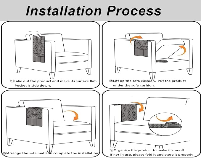 Ntomtuex Sofa Armchair Caddy Remote Control Holder with Water Bottle for Couch Recliner, Armrest Organizer with 7-Pocket Design for Magazines, Eyeglasses, iPad, Phone, Coffee