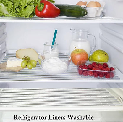 Shelf Liners for Kitchen Cabinets 18 Inch Wide X 20 Ft Non Adhesive Cabinet Drawer Liners Non Slip Clear Waterproof Shelves Liners for Refrigerator Closet Cupboard Pantry Mat Kitchen Bathroom