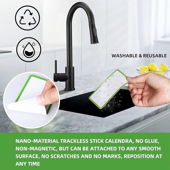 Reusable Dry Erase Labels Sticky Notes for Storage Bins Organizing Jar Pantry, Waterproof Removable Label Stickers for Kitchen Office School All Purpose Use (2 * 4 inches 8 Colors)