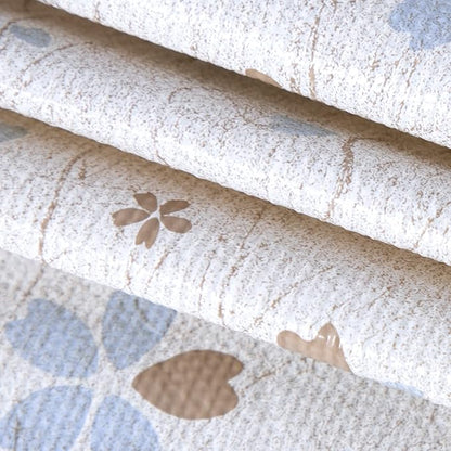 RAY STAR 12X120 Inch Shelf Liner for Kitchen Cabinets, Non-Adhesive Cabinet Liner Washable, PVC Drawer Liner for Dresser Non-Slip Bathroom (Floral)(1 Roll)