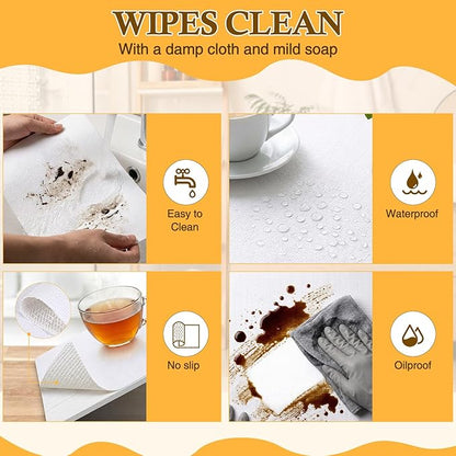 Tinideya 6 Rolls Shelf Liner for Kitchen Cabinet, Non Adhesive Non Slip Shelf Paper Waterproof Washable Easy to Cut Drawer Mat for Kitchens Cupboard Shelve Bathroom Protector Liner(12 Inx20 ft)